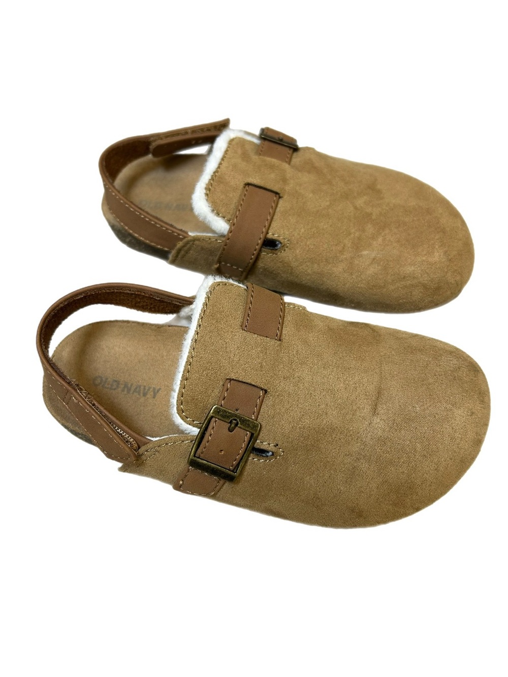 Old Navy Faux-Suede Clogs for Toddler Girls Tan Size 11